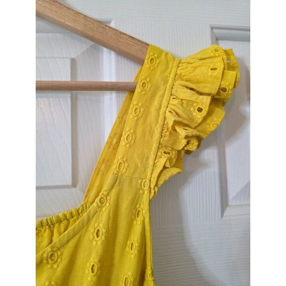 Revolve, Cleobella Harlow Ankle Dress in Lemon S - Picture 9 of 10